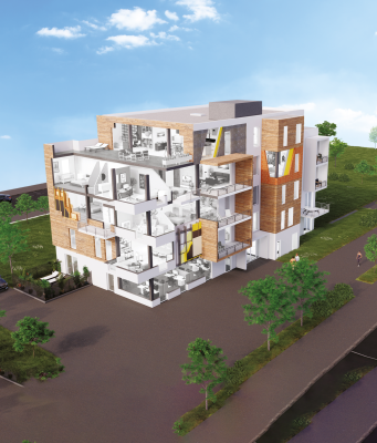 Solution industrialisée bois-béton