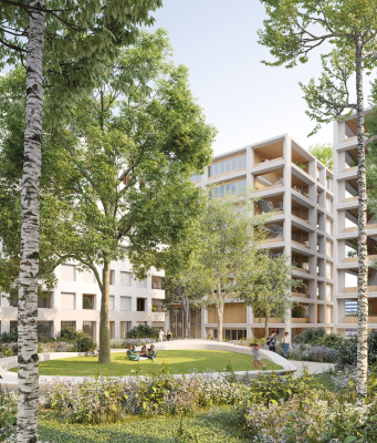 Lyon Confluence : bâtiment superpassif